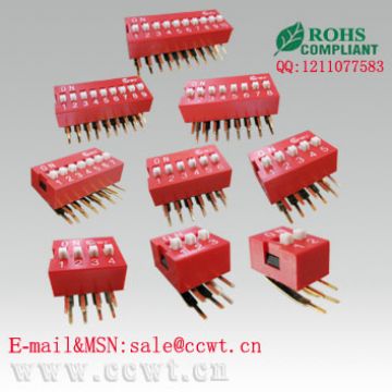 2-12Position Angle-Right  Type Dip Switch